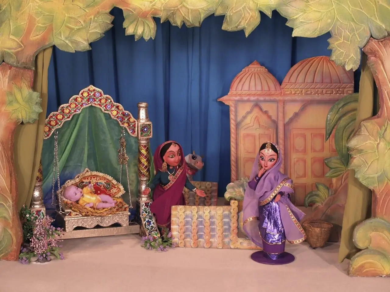 Krishna and Govardhan gallery image